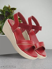 Kajmi Strepied Wedges Sandal For Women & Gilr's Trendy Comfort Fashion Latest Design Sandle For Women Fashion Casual Ethnic Wear Wedges Sandle For Woman