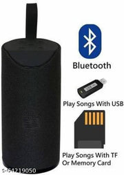 TG-113 Premium Shockproof & Splashproof Bluetooth Speaker with Built-in Microphone Tf/USB/Aux 5 W Bluetooth Speaker Black 5 W Bluetooth Speaker
