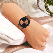 Lorenz Two Tone Dial & Brown Leather Strap Watch for Men | MK-409R