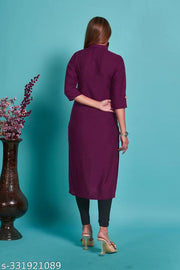 WRITE  HAND SIDE POCKET KURTI