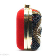 Zari Embroidery Women's Clutch for Wedding and parties
