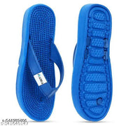 G plus  comfortable  daily use acupressure men's slippers/ ortho slippers for men's/ daily use chappal ( Blue)