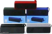 Bluetooth Speaker with Data Cable, Super Bass, Woofer DJ Sound for Mobile Phones, iPod, PC, Tablet - Random ColoUr