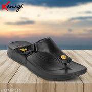 Keneye Fashion Thick Sole Solid Colour Slip On Outdoor Casual Sanda