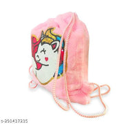 Plush Unicorn Backpack, Unicorn Backpack for Girls, Soft Lightweight Travel Bags for Girls Unicorn plush backpack kids cute cartoon plush backpack girls travel casual backpack, (Pack Of 1)