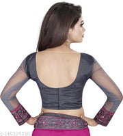 Embroidered Fashion Art Silk, Net Saree