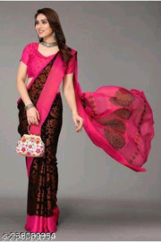 Chiffon Brasso Floral Small Border