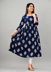 new trending Anarkali kurtis |new party wear anarkali kurtis | new printed anarkali kurtis