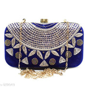 Zari Embroidery Women's Clutch for Wedding and parties