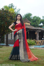 Weddind Special and Bollywood Style tissue oeganza saree