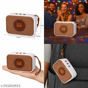 DPM Wireless Bluetooth Speaker with LED Light Effect and Deep Bass Audio
