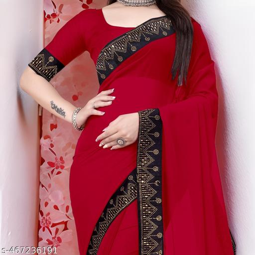 NEW LATEST HOTFIX DIAMOND AND TRANDING SWIROSKI SAREE  WITH SEPARATE BLOUSE