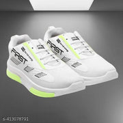 Hilux Smart Sports Shoes for Men | Latest Stylish Casual Sport Shoes for Men | Running Shoes for Boys | Lace-up Lightweight Shoes for Running, Walking, Gym, Trekking, Hikking & Party Running Shoes For Men(White)