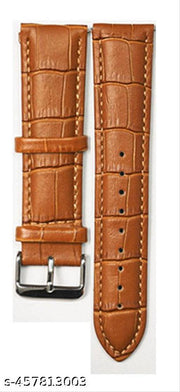 22mm Silicone Band & 22 mm Brown Leather Compatible With Quick Release Straps maroon magnet & brown leather