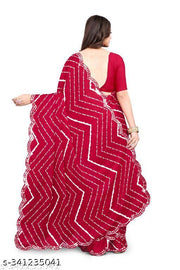 Trending bollywood Crepe Lehriya sarees