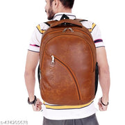 WESTOR ENTERPRISES -Latest Leather Fashionate Black School Bags Laptop Backpack Waterproof PU Leather Backpacks for Men Women Boys & Girls Backpack