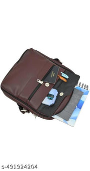 Laptop Bag for Men,Leather Expandable Office Bag for Men