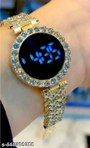 Amigos Diamond Touch: Stainless Steel Strap Women's Watch