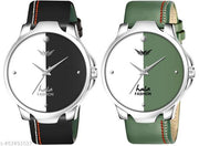 Combo of 2 | Genuine Leather Straps | Boys Series Analog Watch
