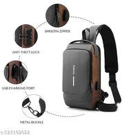 WomenBuzz Multifunction  Unisex Sling Bag , USB Charging Sport Sling Shoulder Bags,Crossbody Bag For Walking, Gym, Sport, Hiking, Cycling, Travel