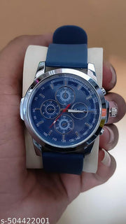 New Trading Casual Silicon Strap men watch Pack of -1