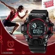 Royal look Digital Watch Shockproof Multi-Functional Automatic Black Color Strap Waterproof Digital Sports Watch for Men's Kids Watch for Boys Watch for Men Pack of 1 Watch Water Resistance Digital Watch
