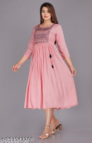 pink seqence Kurtis