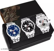 New style designer combo of 3 watches analog watch for boys & mens