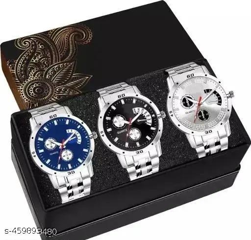 New style designer combo of 3 watches analog watch for boys & mens