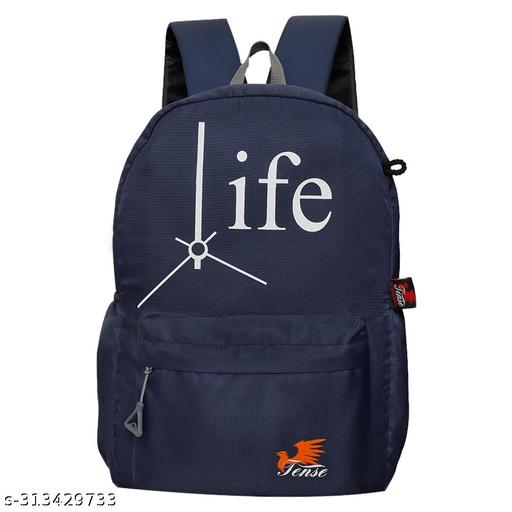 Tense Life 25 LTR Casual Laptop Backpack/Office Bag/School Bag/College Bag/Business Bag/Unisex Backpack, Water Resistant and Light Weight (Blue )