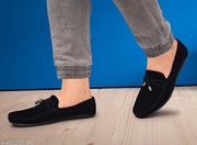 SR UNIQUE Men's Velvet High Quality Latest Formal Slip On Party Wear Moccasin Loafer Shoes