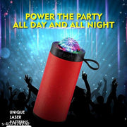 Bluetooth Speaker With Dual tone Disco Light Portable Speaker