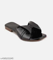 Synthetic Flat Sandals