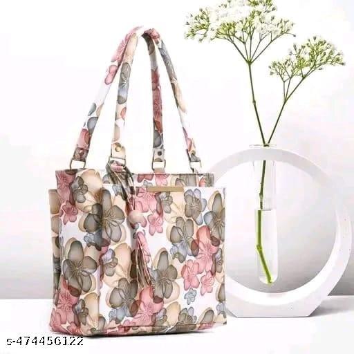 Women hand bag flower printed