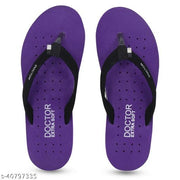 DOCTOR EXTRA SOFT Purple-OR-D-19 Women's Orthopaedic Diabetic Comfort Daily Use Slippers & Flipflops