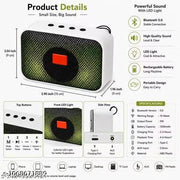 M-412SP (Multicolor) Wireless Bluetooth Speaker | Portable High Bass Mini Speaker with HD Stereo Sound, USB Flash Drive, TF Card, AUX Input, FM Radio, Rechargeable Battery & Universal Device Compatibility