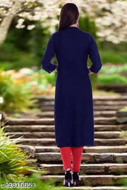 Women's Embroidered Viscose Rayon Kurti