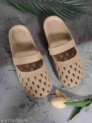 Begins Life Women's Slippers Indoor House or Outdoor Casual FlipFlop Slipper (Bablii Beige)