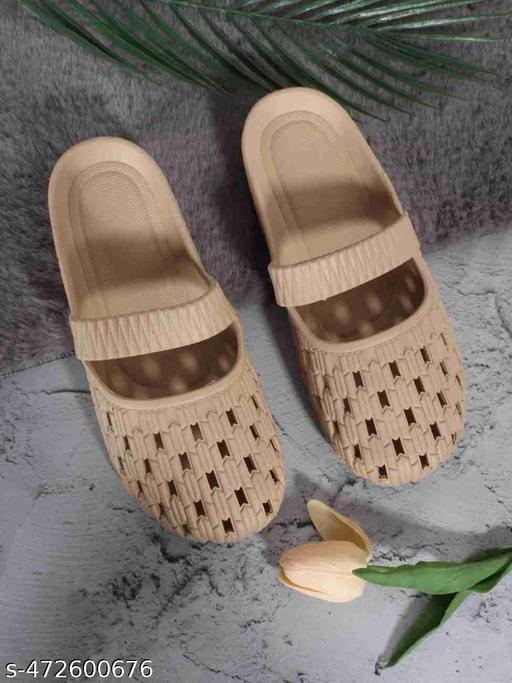 Begins Life Women's Slippers Indoor House or Outdoor Casual FlipFlop Slipper (Bablii Beige)