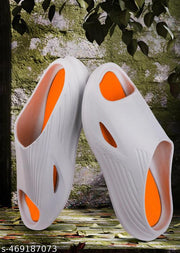 Bersache  Lightweight Stylish SLIDERS With High Quality Sole For Men (ORANGE-6148)