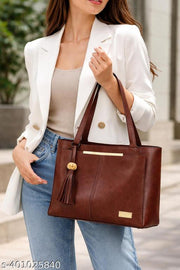 Trendy Women’s Fancy Handbag – Stylish Shoulder & Tote Bag for Daily Use, Parties, and Travel | Premium PU Leather Fashion Bag with Spacious Compartments & Elegant Design