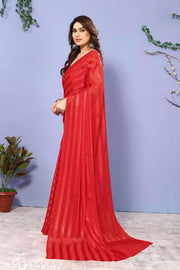 Festive Wear Satin Saree without Blouse Piece