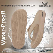 Bersache Extra Soft Classic Casual with  Regular wear with Ultra Soft & Flexibility Technology Flip-Flop for Women 's ( Beige)