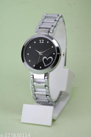 New Fancy Solid Dial Attractive Metal Chain Attractive Bracelet Analog Watch for  Women