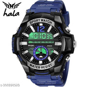 HALA 1030-Multifunction Watch with Stopwatch Sports Formal Casual Wear - For Men