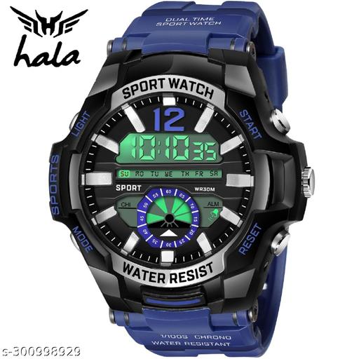 HALA 1030-Multifunction Watch with Stopwatch Sports Formal Casual Wear - For Men
