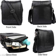 Stylish Professional Casual Synthetic Leather Unisex Bag/Shoulder Bag for Men/Travel Bag/Cross Body Bag/Stylish Sling Bag for Men