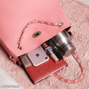 Golden Chain Handle Bag for Women | Stylish Women Bag  | Trending Women Shoulder Bag