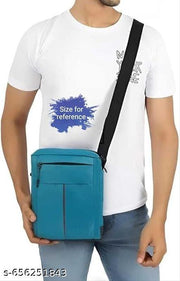 MOUNTER Stylish Nylon Sling Travel Office Messenger One Side Shoulder Bag for Men, Women & Boys