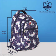 Hyper Adam for Girls College . Coaching Backpack Tuition Bag Waterproof School Bag (Blue, 27 L)